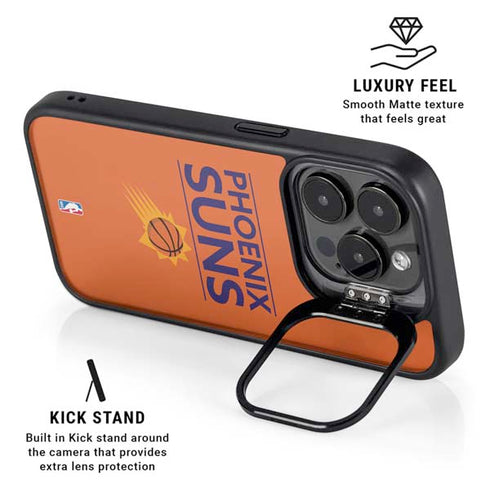 NBA Phoenix Suns Standard - Orange iPhone 16 Pro Kickstand Case